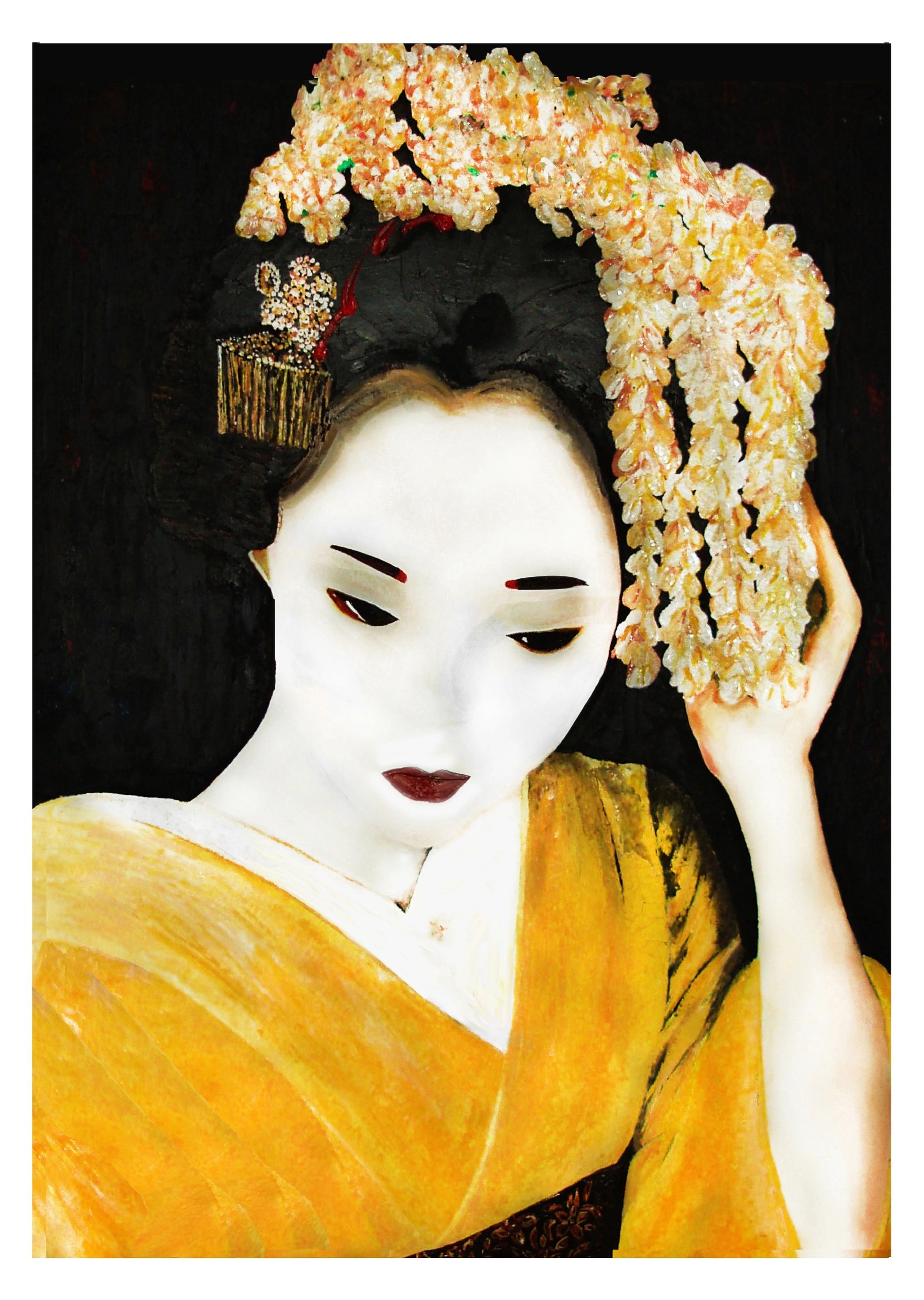 Maiko - oil painting by Saskia