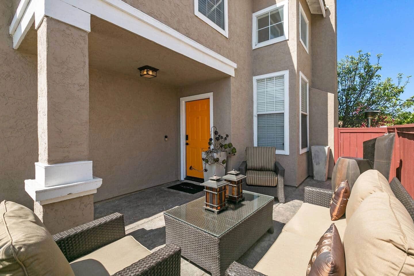 Outdoor living space designed by Saskia